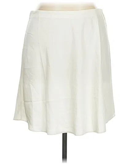 Jcrew Casual Skirt In White
