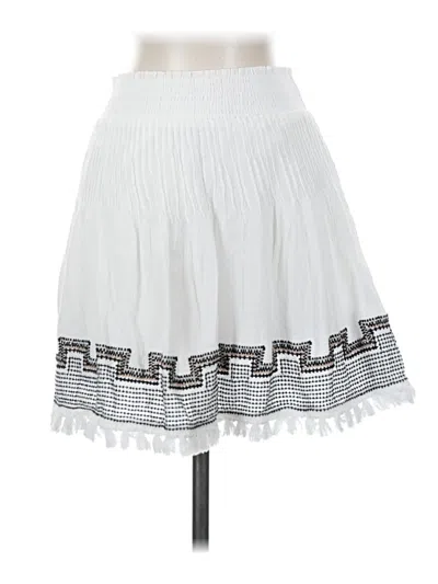 Pre-owned Jcrew Casual Skirt In White