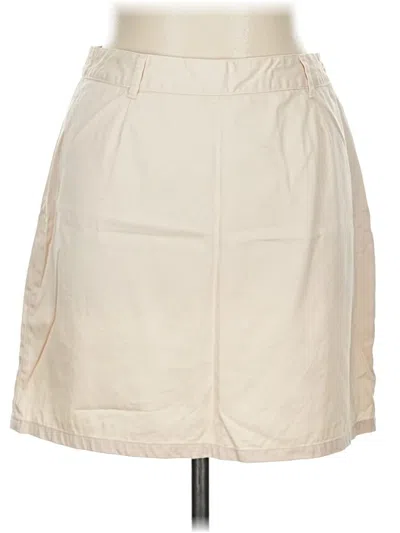 Pre-owned Jcrew Casual Skirt In White