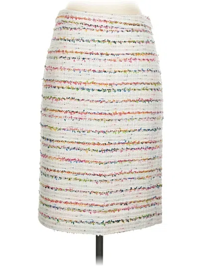 Pre-owned Jcrew Casual Skirt In White