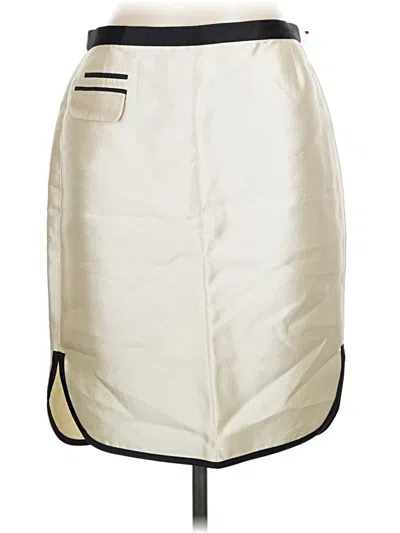 Pre-owned Jcrew Casual Skirt In White