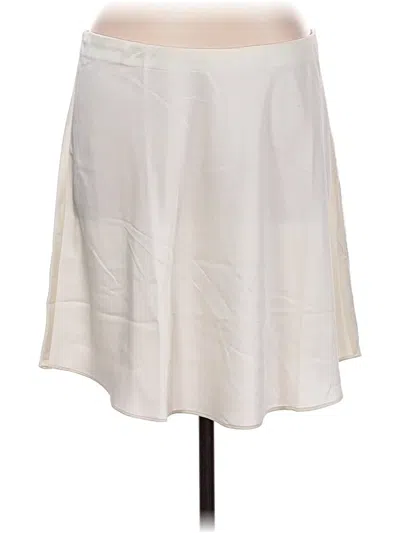 Pre-owned Jcrew Casual Skirt In White