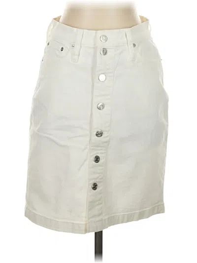Pre-owned Jcrew Casual Skirt In White