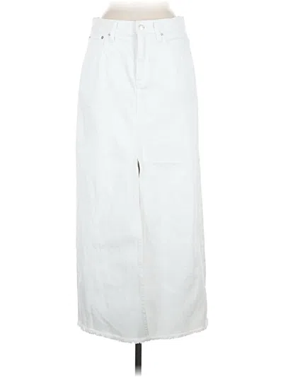Pre-owned Jcrew Casual Skirt In White