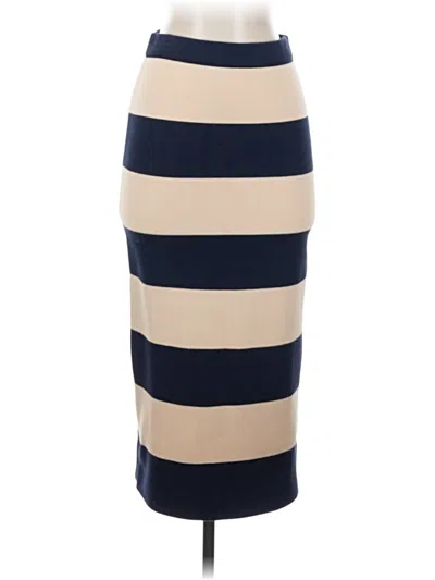 Pre-owned Jcrew Casual Skirt In White