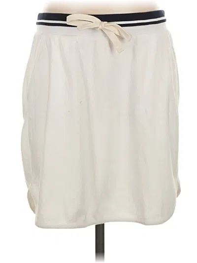 Pre-owned Jcrew Casual Skirt In White