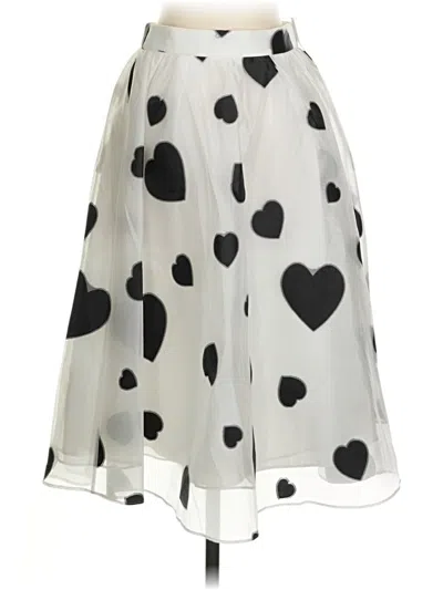 Pre-owned Jcrew Casual Skirt In White