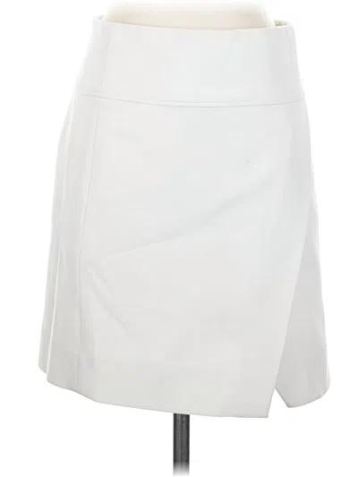 Pre-owned Jcrew Casual Skirt In White