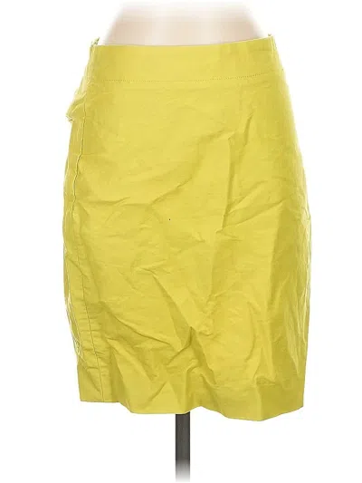 Pre-owned Jcrew Casual Skirt In Yellow