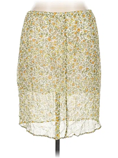 Pre-owned Jcrew Casual Skirt In Yellow