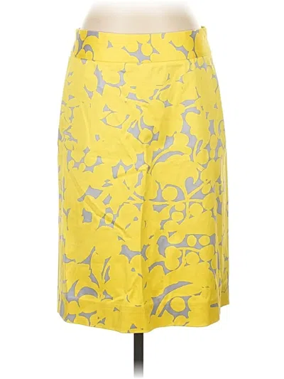 Pre-owned Jcrew Casual Skirt In Yellow