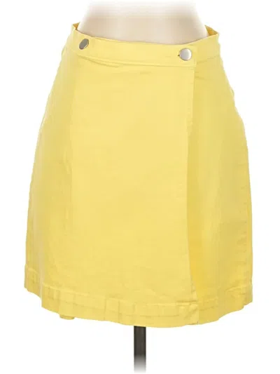 Pre-owned Jcrew Casual Skirt In Yellow
