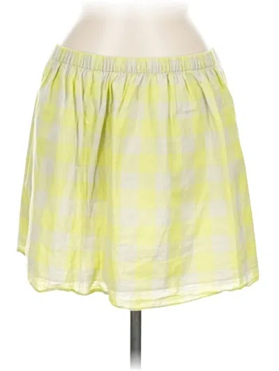 Pre-owned Jcrew Casual Skirt In Yellow