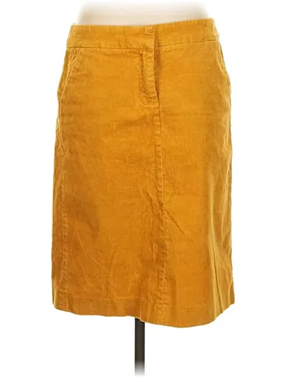Pre-owned Jcrew Casual Skirt In Yellow