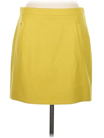 Pre-owned Jcrew Casual Skirt In Yellow