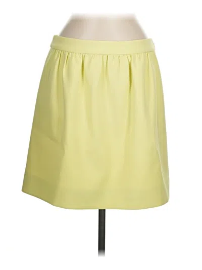 Pre-owned Jcrew Casual Skirt In Yellow