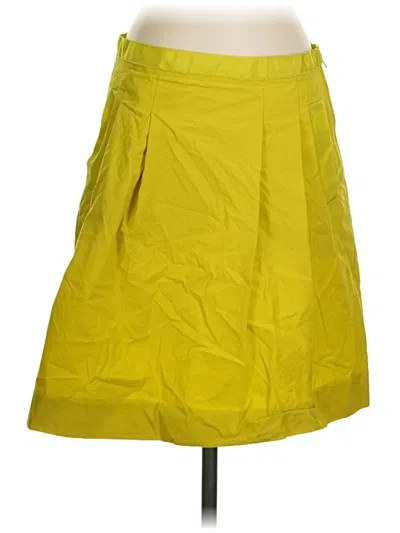 Pre-owned Jcrew Casual Skirt In Yellow