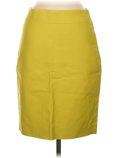 Pre-owned Jcrew Casual Skirt In Yellow