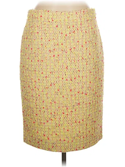 Pre-owned Jcrew Casual Skirt In Yellow