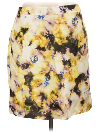 Pre-owned Jcrew Casual Skirt In Yellow