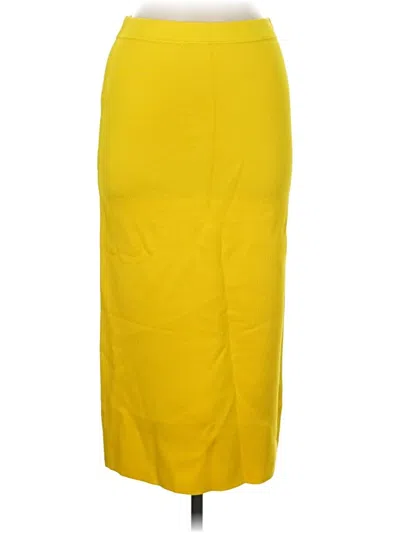 Pre-owned Jcrew Casual Skirt In Yellow
