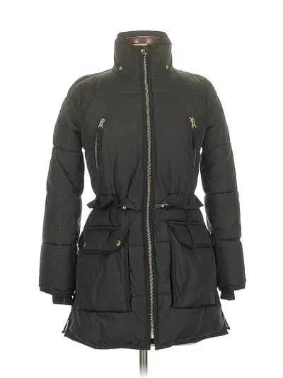 Pre-owned Jcrew Coat In Black