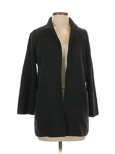 Pre-owned Jcrew Coat In Black