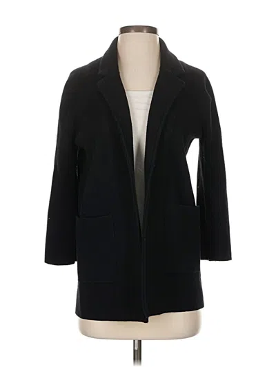 Pre-owned Jcrew Coat In Black