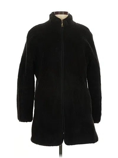 Pre-owned Jcrew Coat In Black