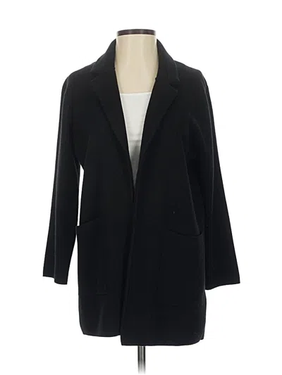Pre-owned Jcrew Coat In Black