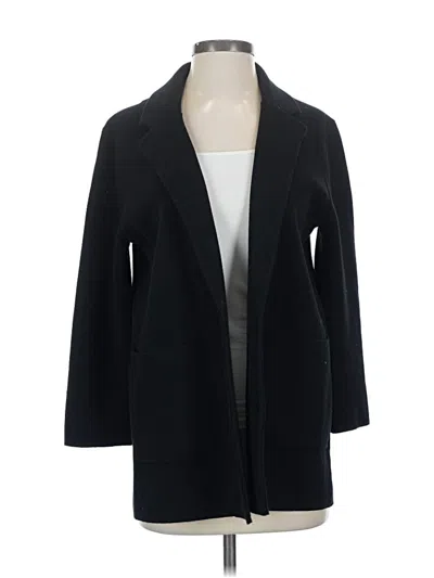Pre-owned Jcrew Coat In Black