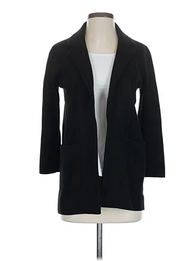 Pre-owned Jcrew Coat In Black
