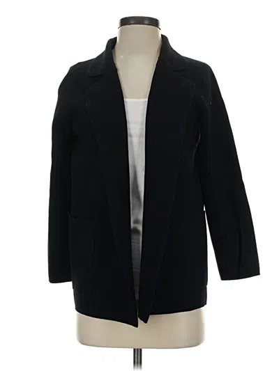 Pre-owned Jcrew Coat In Black