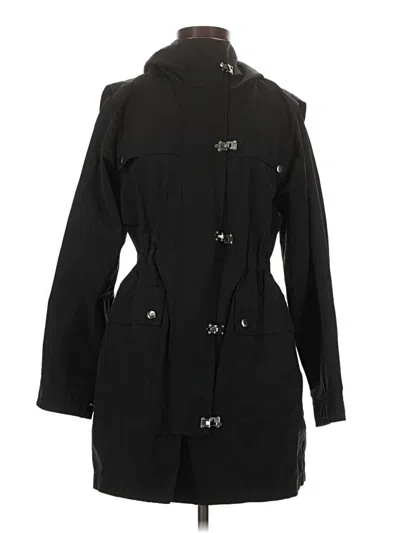 Pre-owned Jcrew Coat In Black