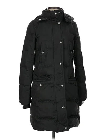 Pre-owned Jcrew Coat In Black