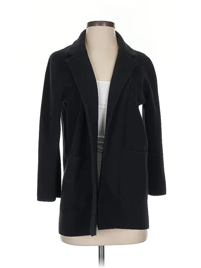 Pre-owned Jcrew Coat In Black