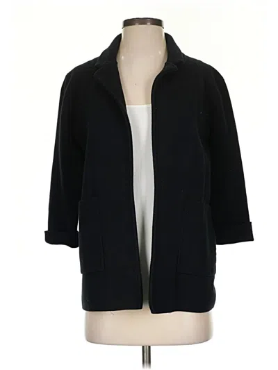 Pre-owned Jcrew Coat In Black