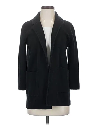 Pre-owned Jcrew Coat In Black