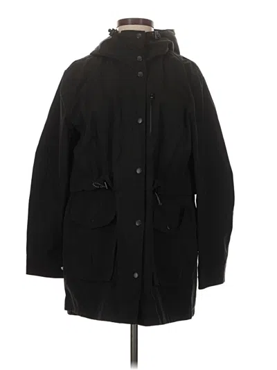 Pre-owned Jcrew Coat In Black