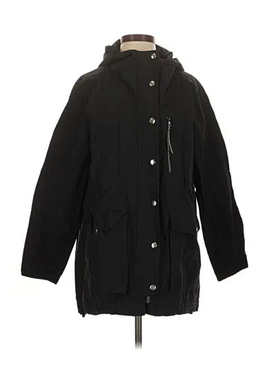 Pre-owned Jcrew Coat In Black