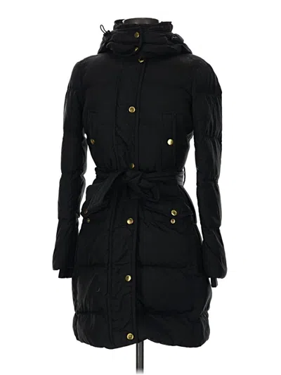 Pre-owned Jcrew Coat In Black