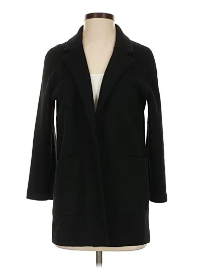 Pre-owned Jcrew Coat In Black