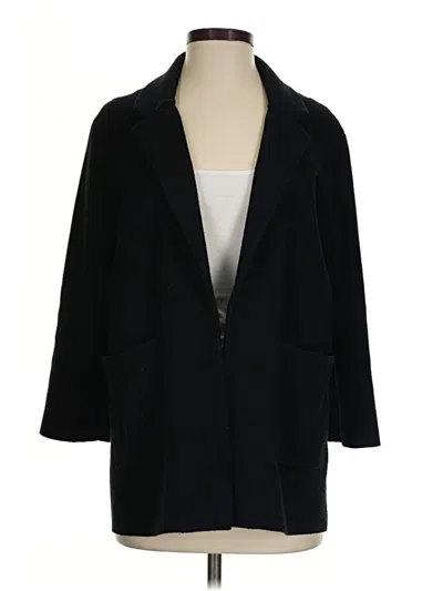 Pre-owned Jcrew Coat In Black