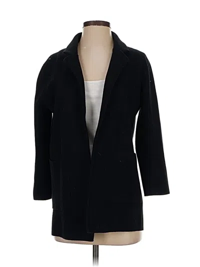 Pre-owned Jcrew Coat In Black
