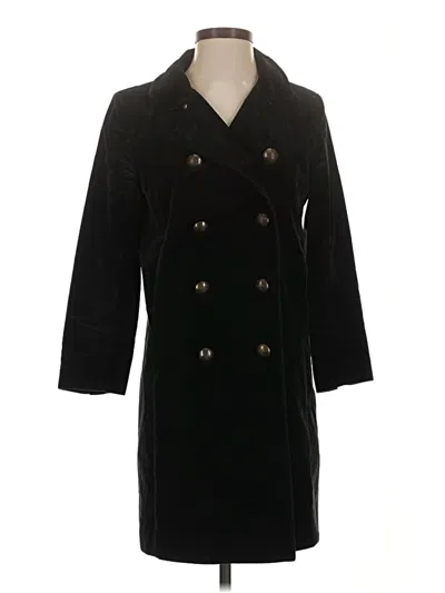 Pre-owned Jcrew Coat In Black
