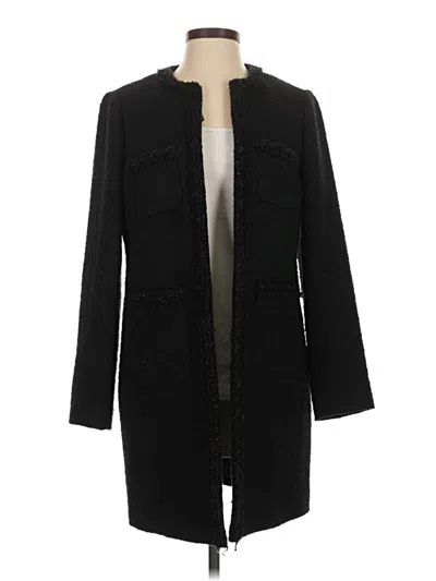 Pre-owned Jcrew Coat In Black