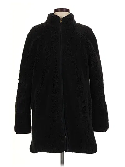 Pre-owned Jcrew Coat In Black