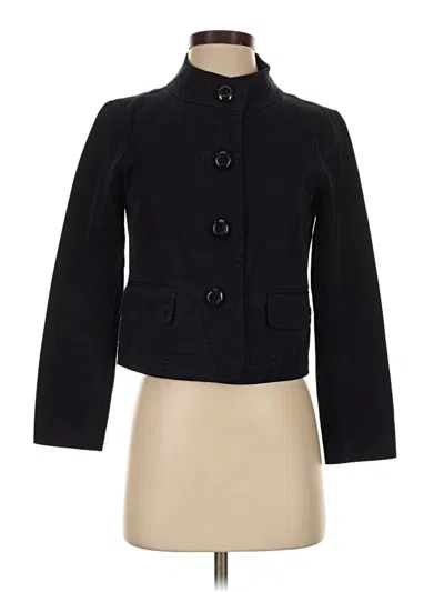 Pre-owned Jcrew Coat In Black