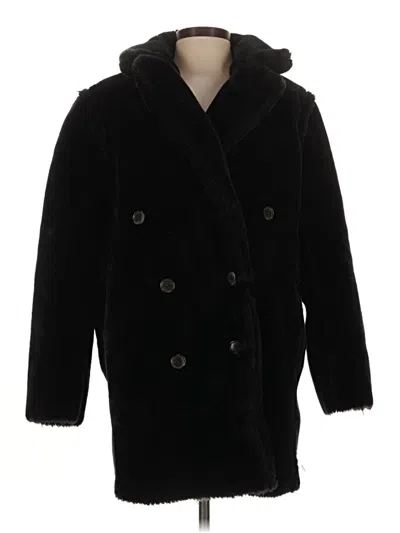 Pre-owned Jcrew Coat In Black