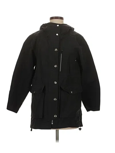 Pre-owned Jcrew Coat In Black